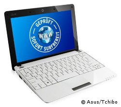 Das Asus-Netbook Eee PC 1005PEGO wird von Tchibo inklusive SIM-Karte angeboten